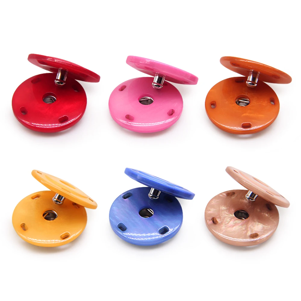 New high quality 10pairs/lot colorful invisible snap fashion button Fasteners Press sewing overcoat Button garment accessory DIY