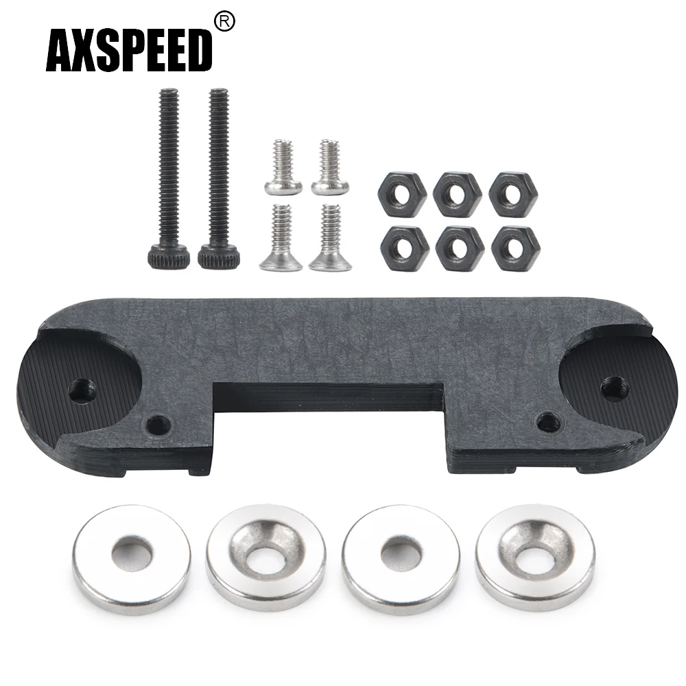 AXSPEED Uchwyt kolumny karoserii do Axial SCX24 AXI90081 Deadbolt 1/24 RC Rock Crawler Car Upgrade Parts