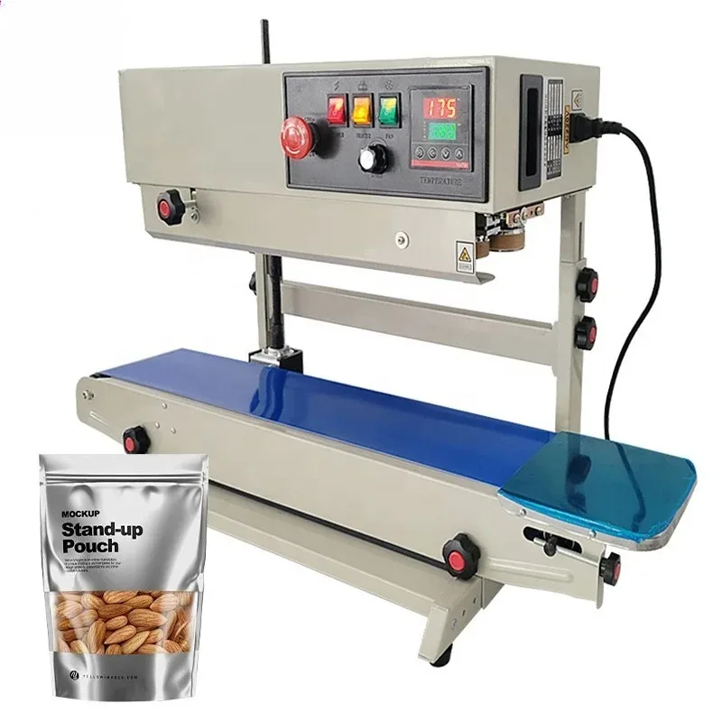 FR-900 Automatic Continuous Band Sealer | Wholesale Customized, Desktop Portable Vertical, for Plastic Pouch & Food Bag Sealing - view 2