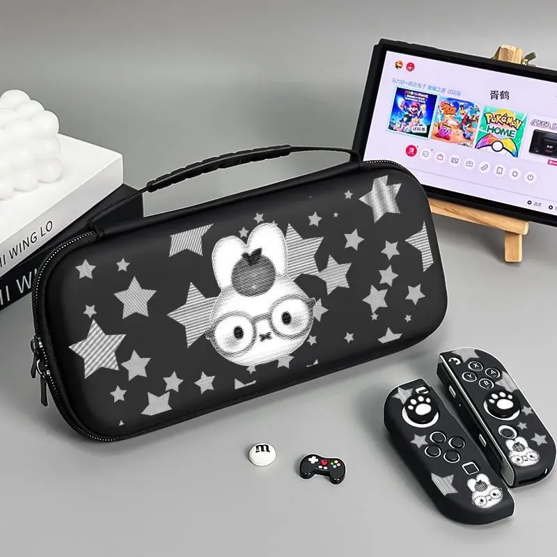 Switch Bag Miffy Handheld Game Console Storage Pressure‑Proof Game Case Cartoon High‑End Look Gaming Accessories Gift for Friend