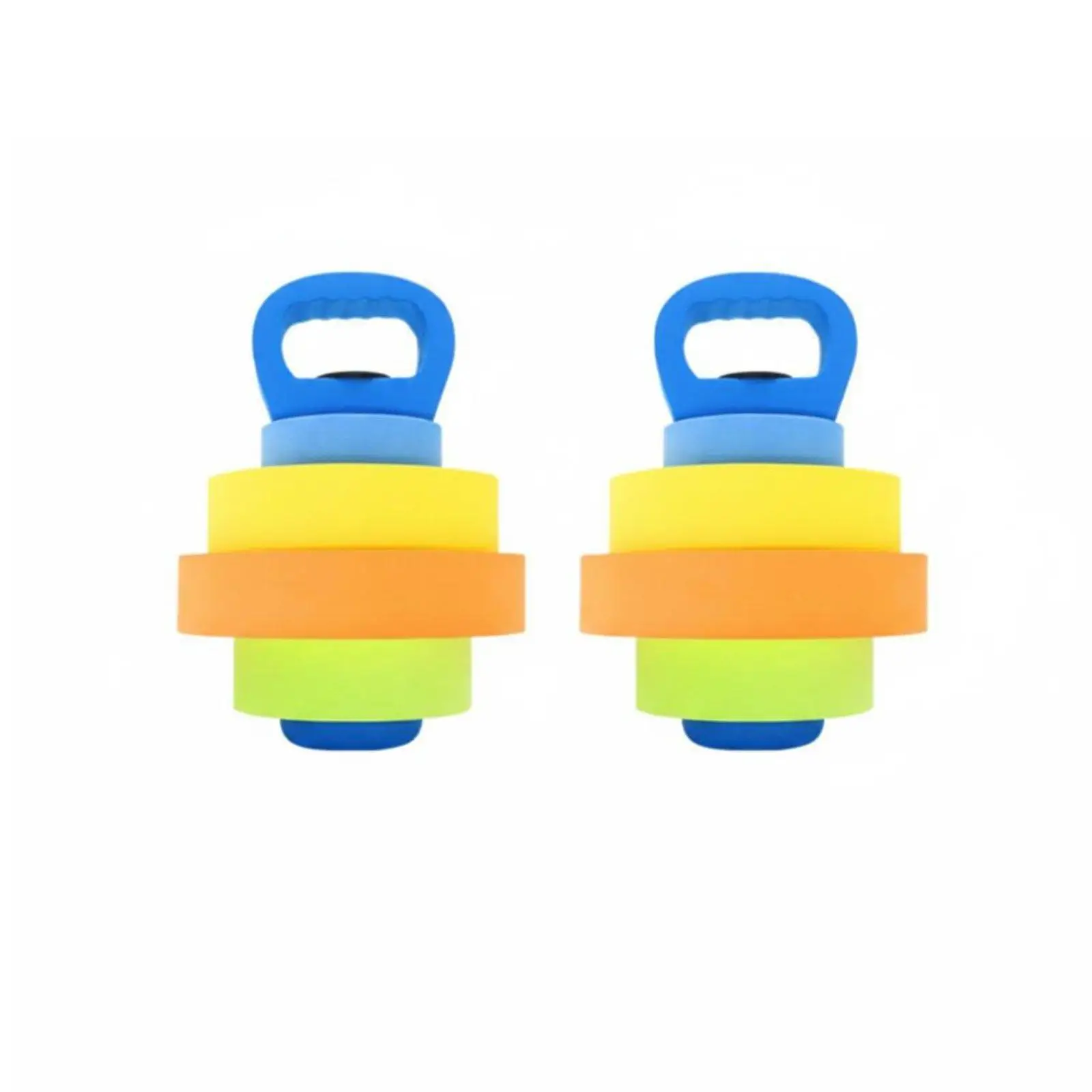 Water Dumbbell EVA Foam Buoyancy Training Gear Swimming Fitness Dumbbell Resistance Weight for Pool Exercise