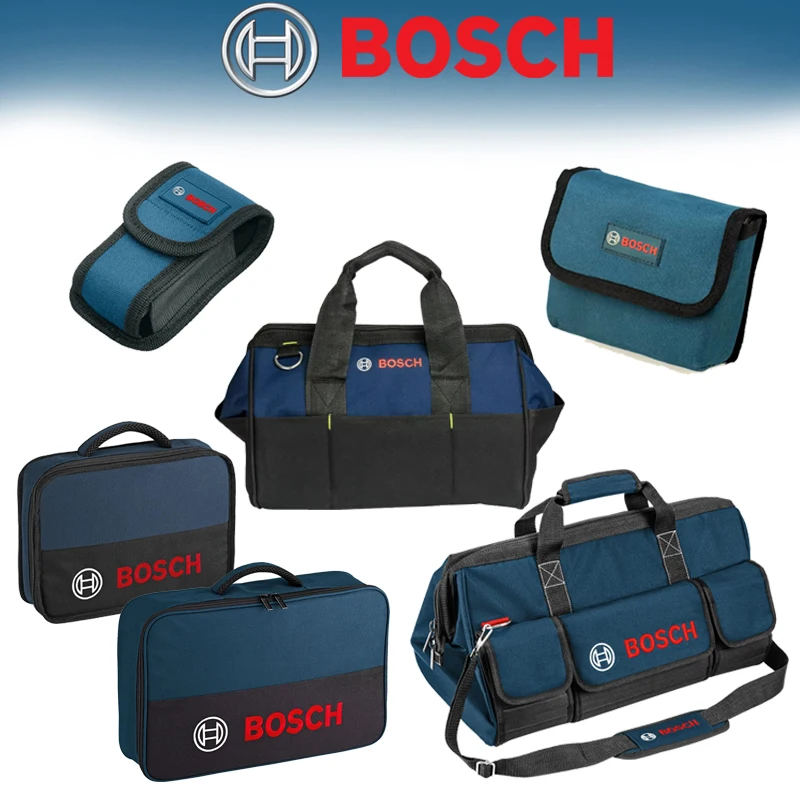 Сумка для инструментов Bosch, портативная прочная сумка для электрических отверток, дрелей, гаечных ключей, дальномер, 12 В, 18 в