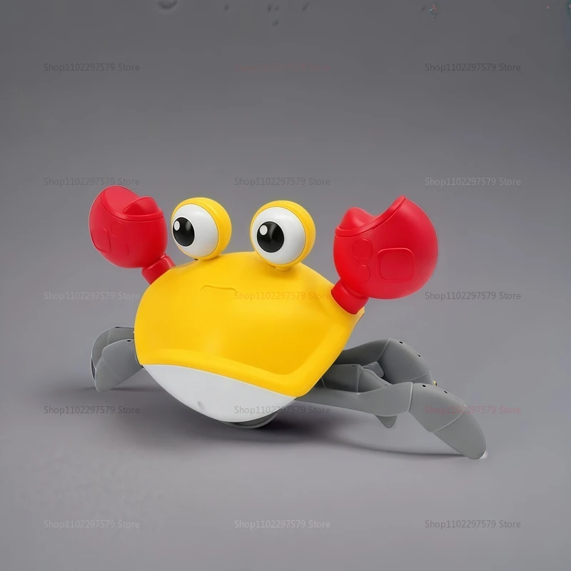Bambini Induzione Fuga Granchio e Polpo Giocattolo strisciante Animale domestico musicale elettronico Evitamento degli ostacoli Gioco in movimento Giocattolo Gioco per feste