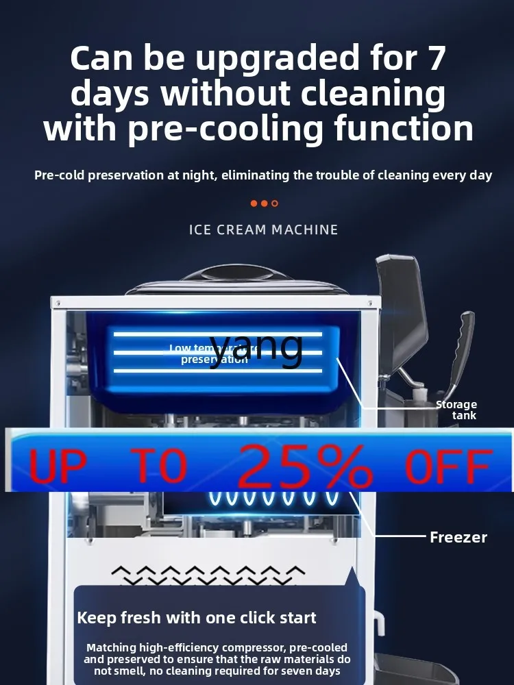 

LTT small desktop ice cream machine stall commercial automatic ice cream machine