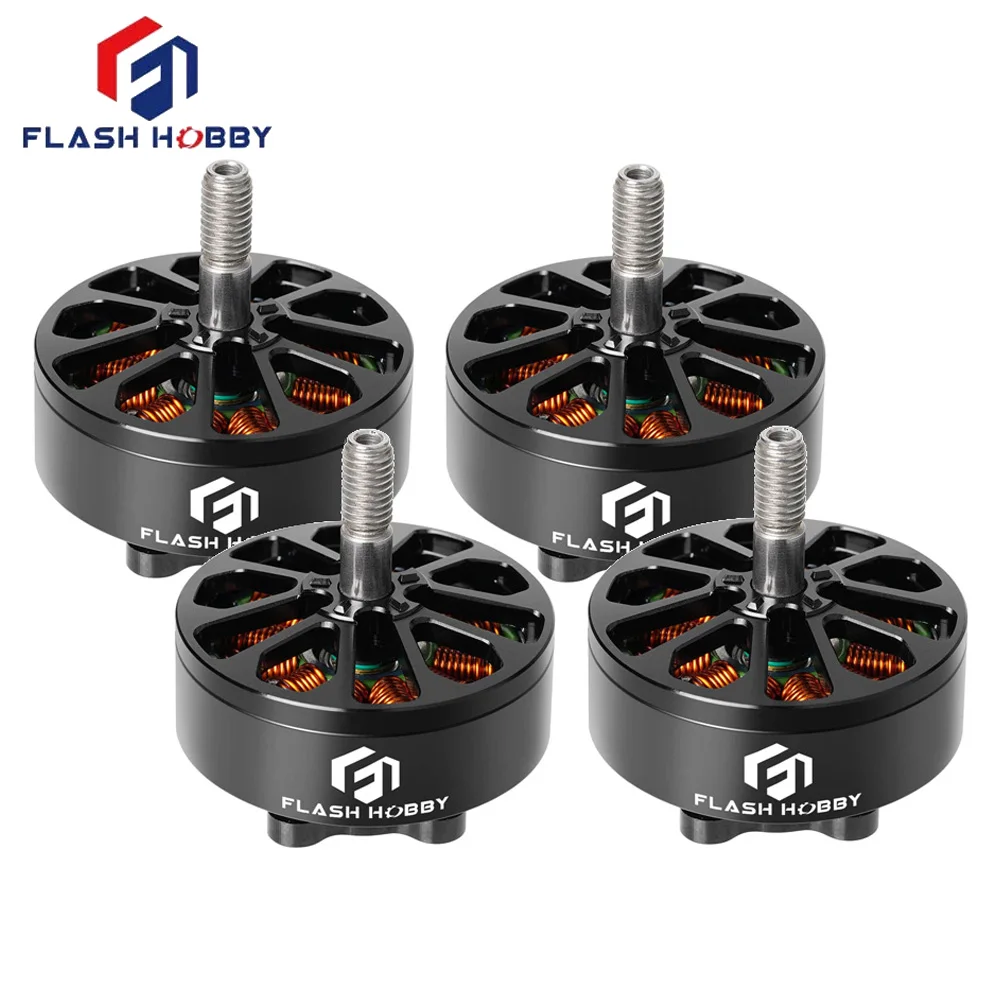 

4pcs/lot FlashHobby Flash Hobby A2808 2808 KV1100 1100KV 6S Brushless DC Motor