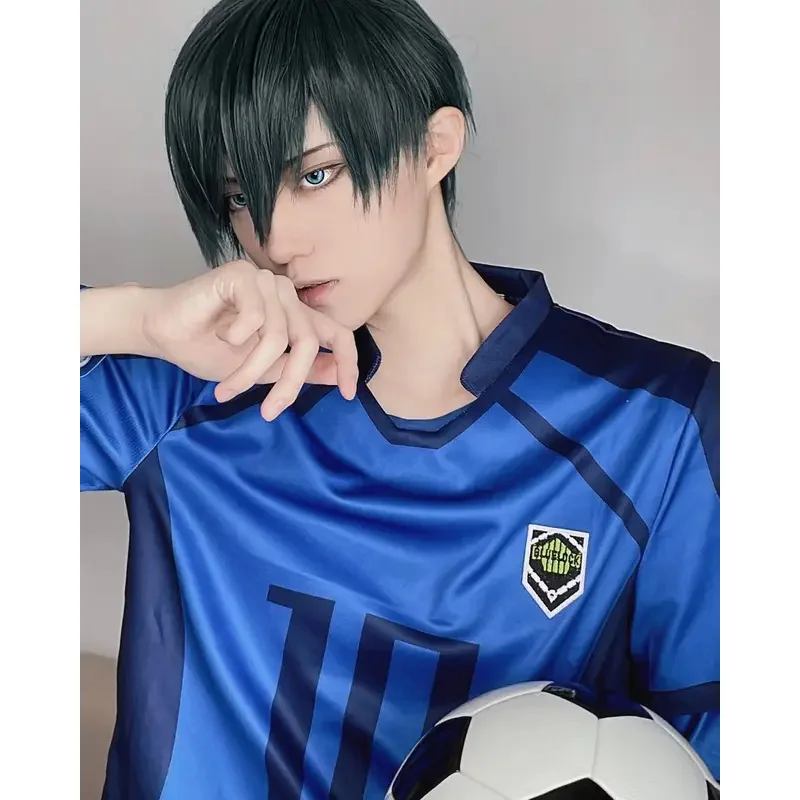 HOLOUN Blue Lock Anime Cosplay Costume Wig Isagi Bachira Chigiri Nagi Rin Sae Itoshi Kaiser Reo Hiori Barou Shidou Niko Yukimiya