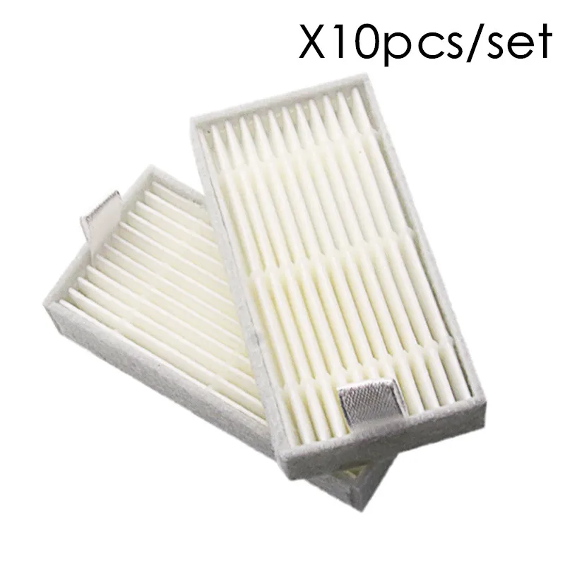 10pcs/lot Vacuum Cleaner Filters HEPA Filter for GUTREND JOY90/FUN110 CHUWI V3 iLife X5 V5 V3+ V5PRO ECOVACS CR130 cr120 CEN540