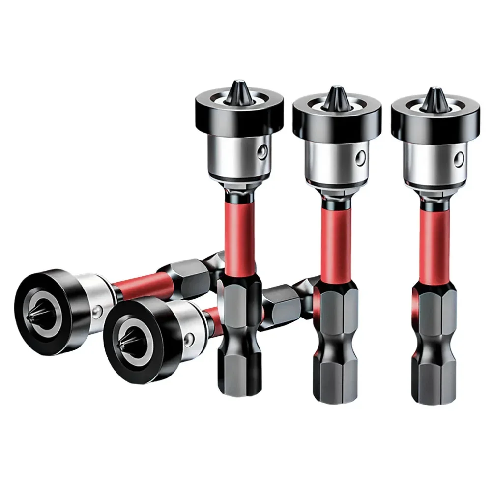 

5pcs/Set 50mm Magnetic Cross Positioning Screwdriver Bits Plasterboard Hand Electric Drill Head Power Tool Accessories