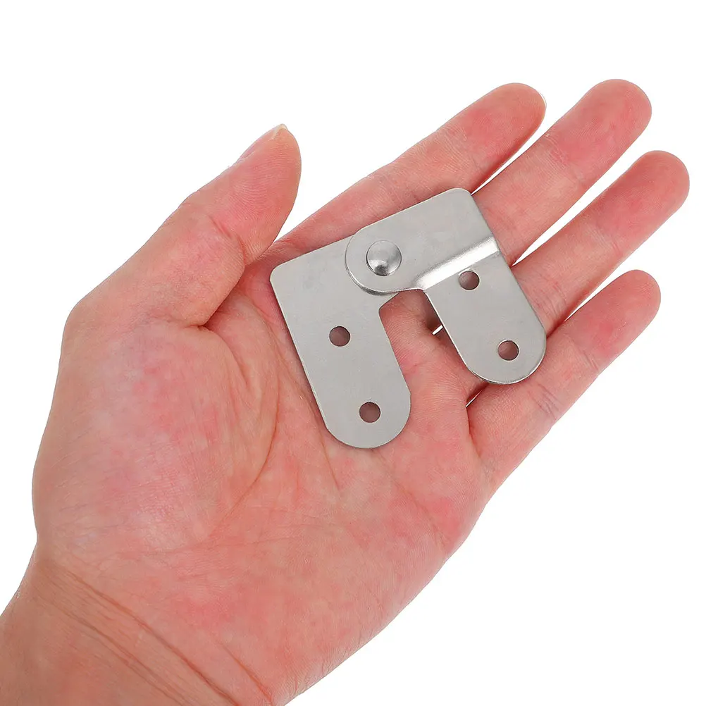 

1pcs Folding Table Hinge Heavy Duty Iron Hinges For Foldable Tables Smooth Action Diy Repair Replacement Attic Ladder Parts