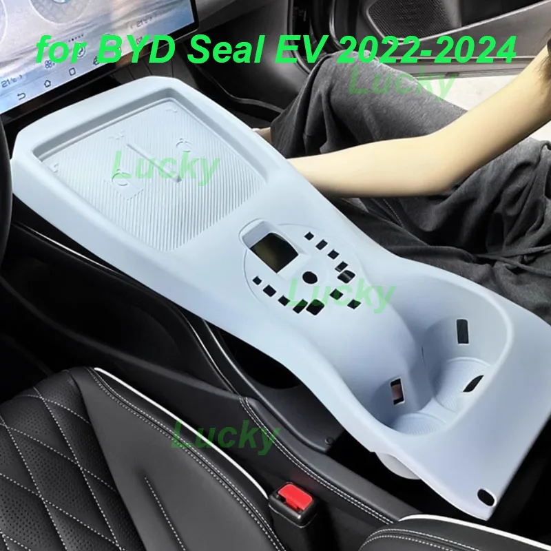 

Car Central Console Silicone Pad for BYD Seal EV 2022-2024 Gear Panel Anti-Slip Protective Cover Interior Accessories