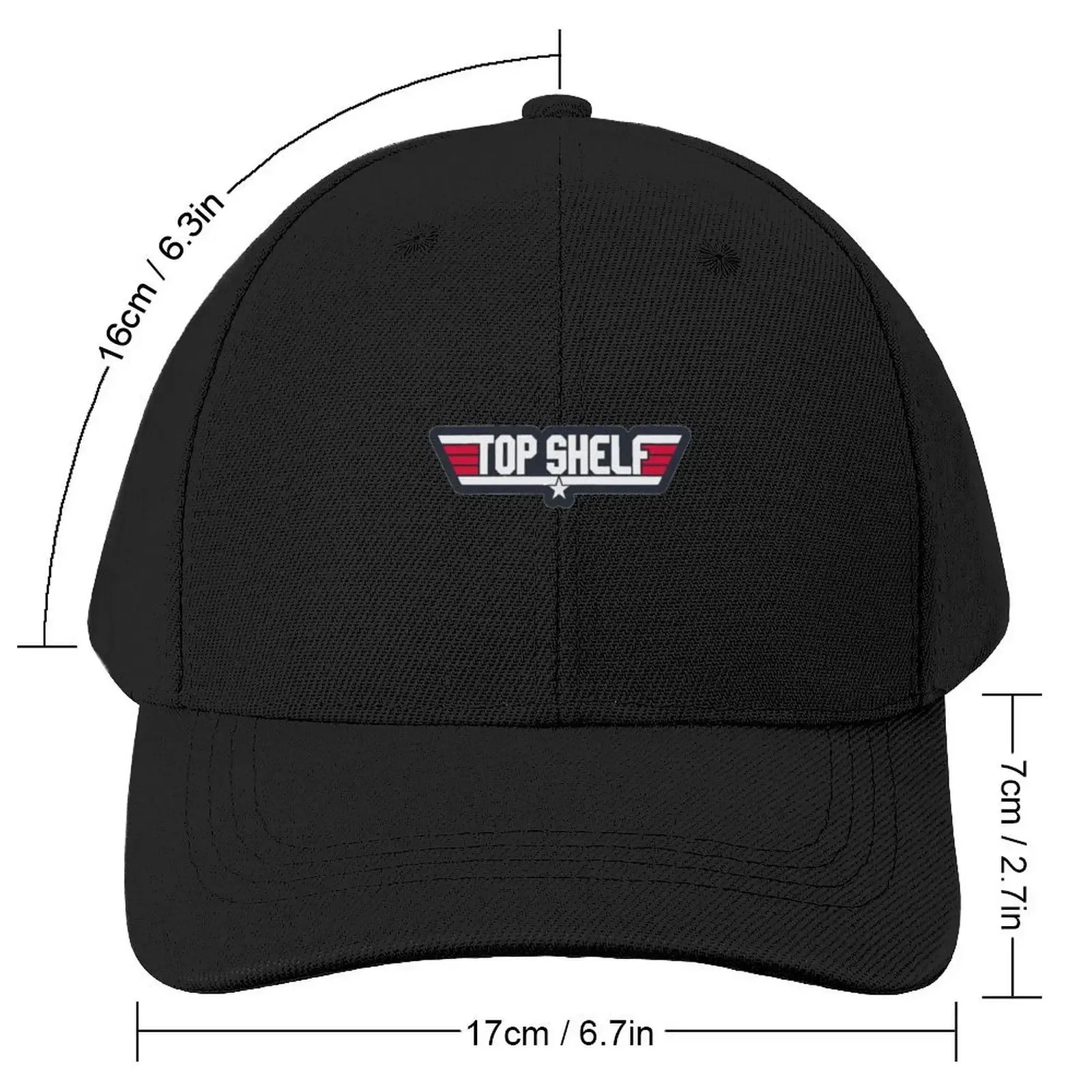 TKE Mu-Omega Top Shelf Logo Baseball Cap Golf Cap Sunhat Sports Cap Anime Hat Mens Hats Women's