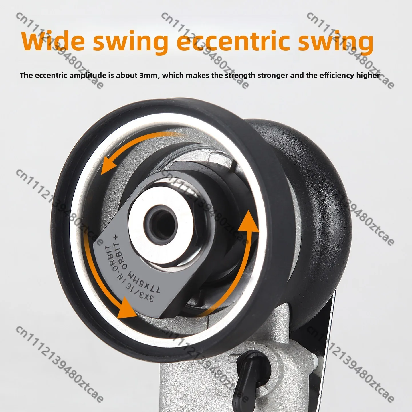 Chinese Pneumatic Sander, 3/4 Inch, Dual Action Orbital Polisher, Air Powered Waxing & Dry Grinding Tool for Automotive