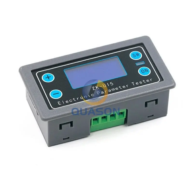 Voltage and current meter power capacity time undervoltage and overvoltage protection battery charge discharge control