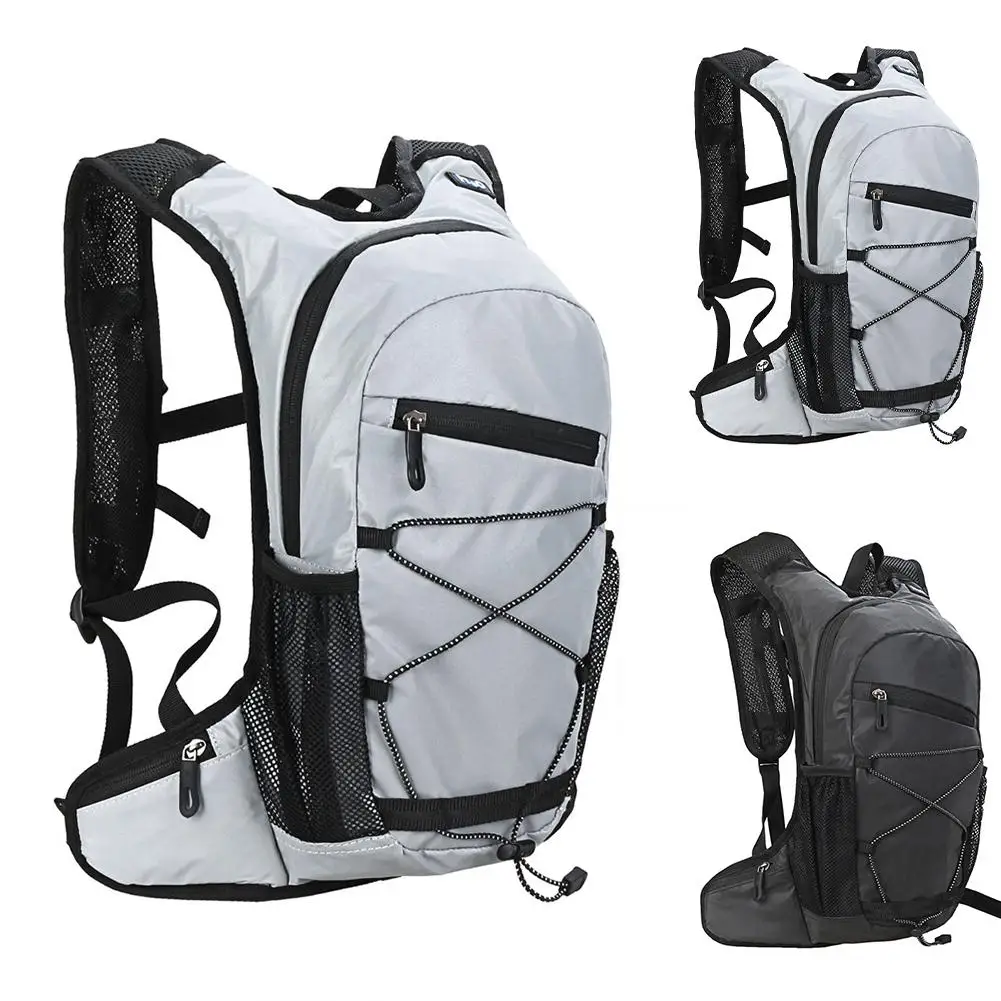 

Reflective Cycling Backpack Lightweight Large-capacity Outdoor Water Pack For Hiking Running Skiing Commuting