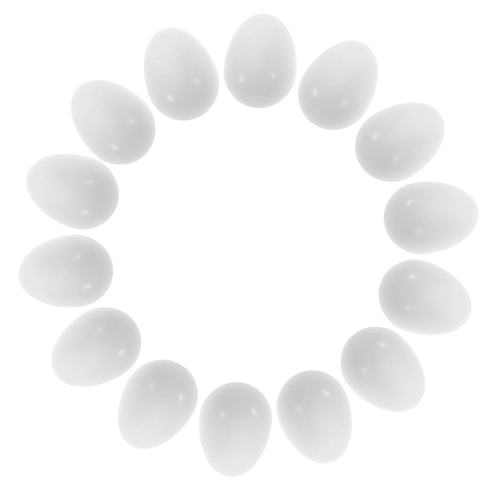 

30pcs Parrot Fake Eggs White Plastic Artificial Bird Accessories Hatching Training Supplies Breeding Tools Pigeon Egg Laying