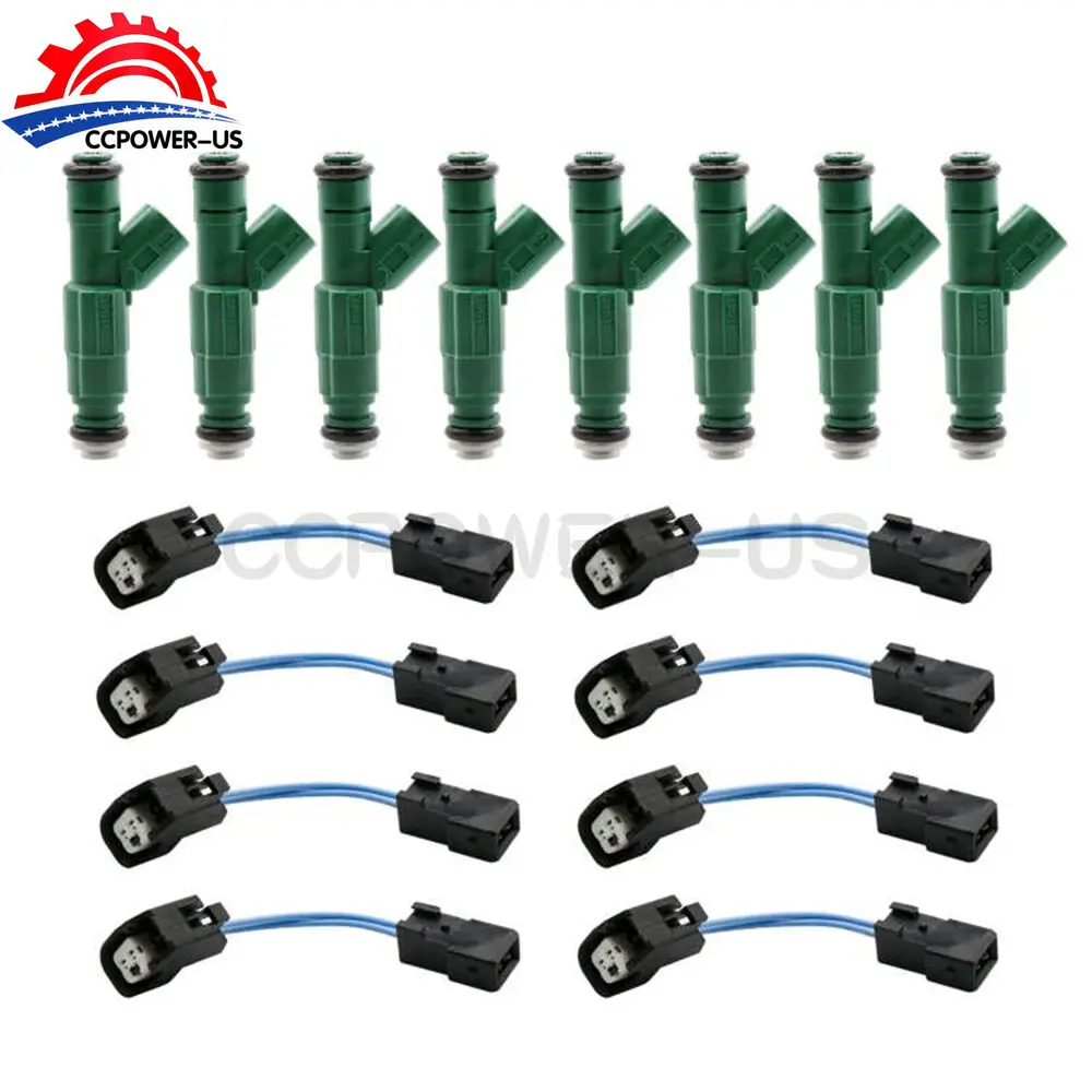 

8x Upgrade 4 Hole Fuel Injectors For 96-99 Dodge Ram Dakota 5.2L 5.9L 318 360