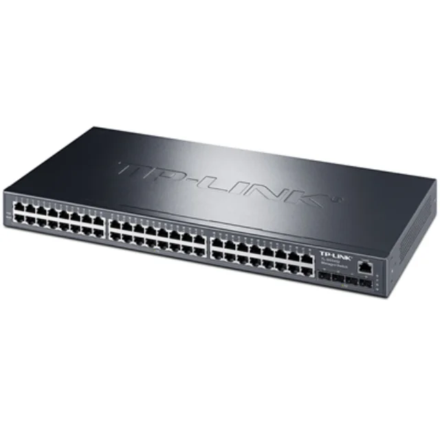 محول جيجابت مُدار بالكامل من Tp-link 48 منفذًا 10/100/1000Base-T RJ45 منافذ 4 منافذ جيجابت SFP محول شبكة ويب VLAN TL-SG3452 #3