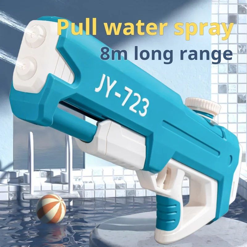 Automatic water electric continuous firing water gun for children\'s water splashing festival, black technology water gun, water