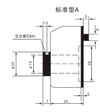 مؤشر الموضع، خط 0417،04، الموديل 17، SK0417، عداد، عمود التثبيت الأفقي - ربط المحور السفلي الأمامي، سلسلة 04، باللون البرتقالي #2