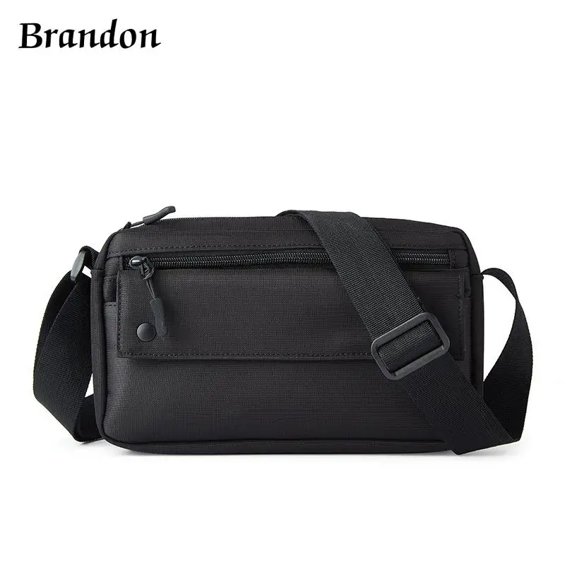 

Men's crossbody bag daily travel single shoulder bag Oxford cloth men's casual messenger bag summer small bag