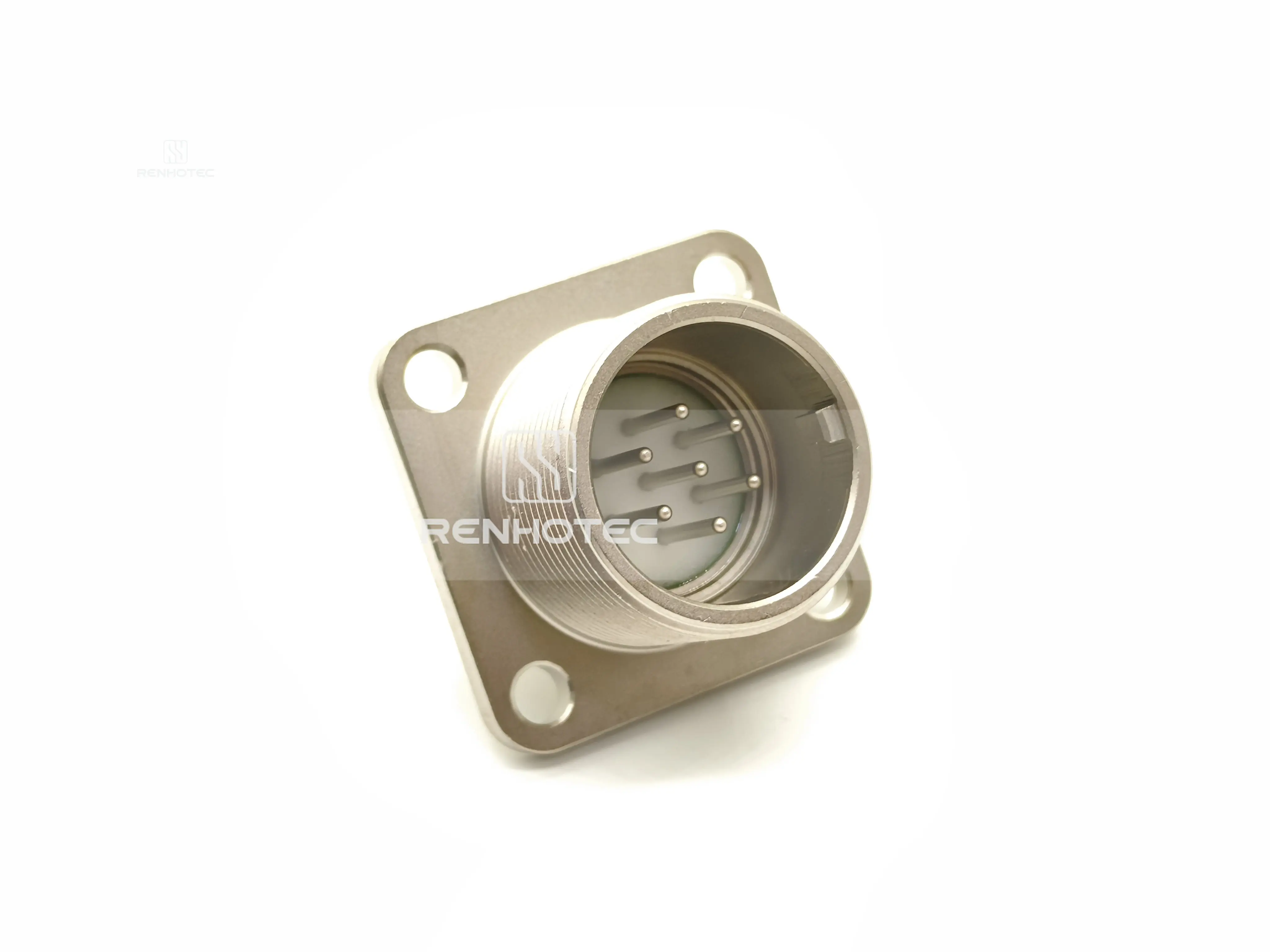 2RM 2PM 2RMG24B19Sh1E2B Russian Connector Sealed Type 2PM24J19M3 4-pin Nickel-plated Pins Glass Flange Male Connector