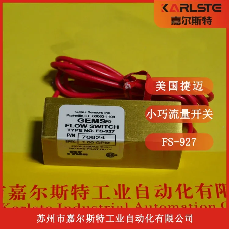 Imported Genuine American GEMS Piston Flow Switch FS-927 70824 Original Fake One Penalty Ten