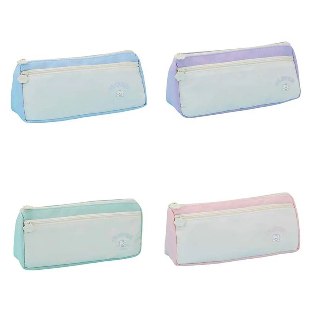 Cartoon Bear Y2K Stationery Bag Large Capacity Desktop Storage Korean Pencil Case Cosmetics Card Pen Waterproof Composite Fabric