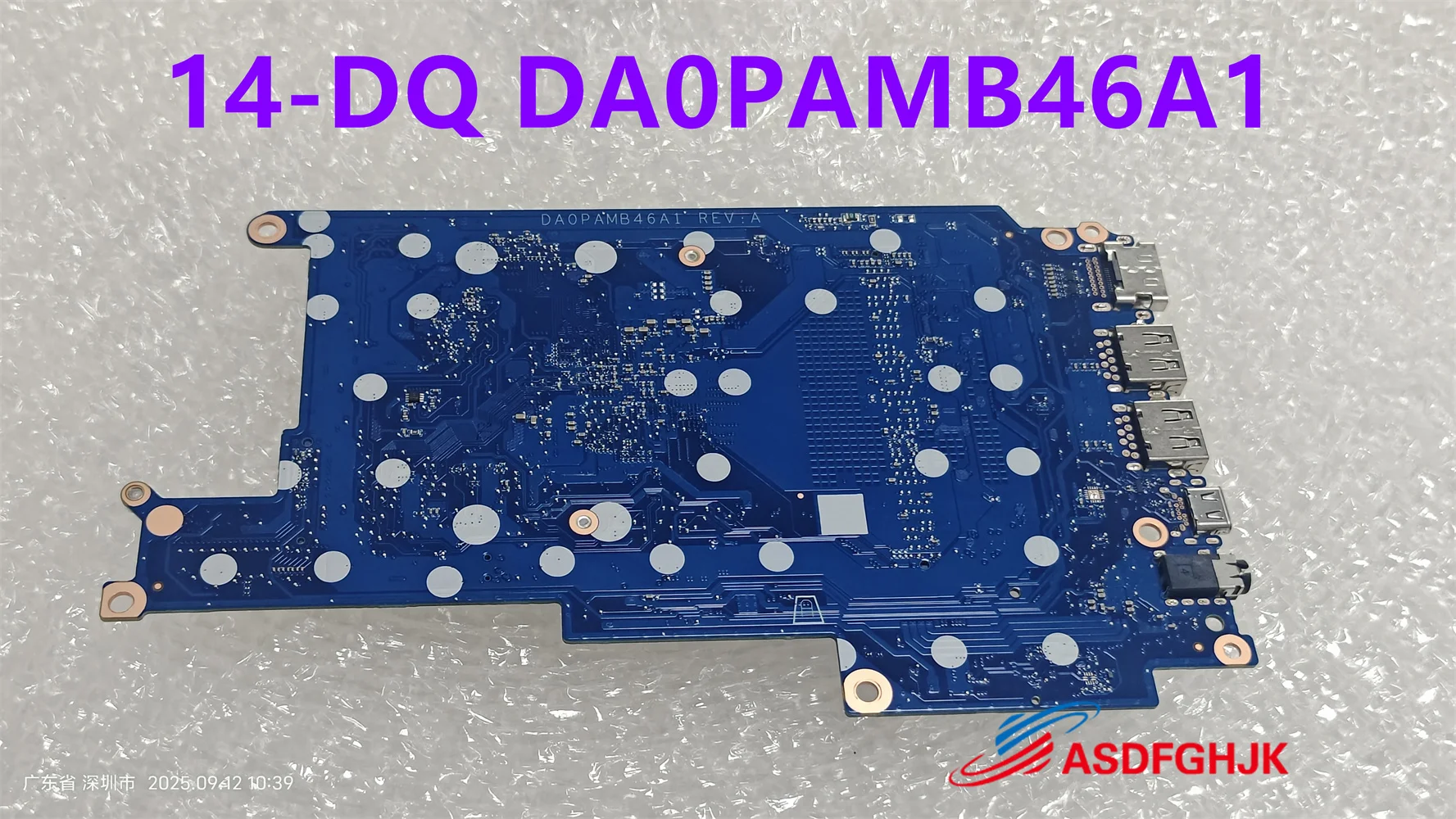 HP 14-DQ 14-DQ0031DX 노트북 마더보드 DA0PAMB46A1 REV:A INTEL N4120 100% 완벽하게 작동