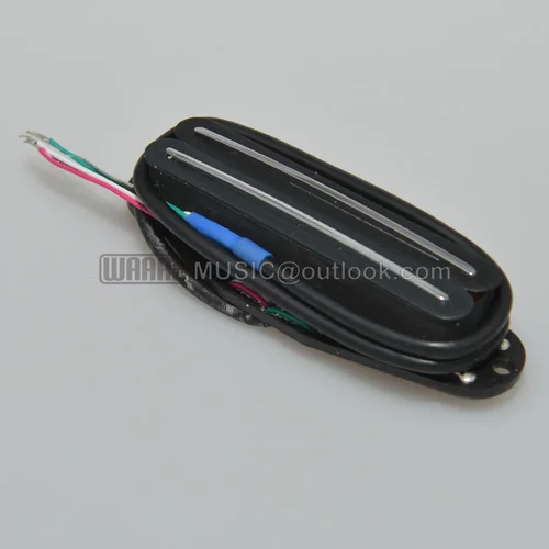 Imagen 2 del producto 1 Uds Alnico 5 pastilla Humbucker de doble riel caliente bobina única Color negro blanco amarillo para piezas de guitarra eléctrica ST SQ