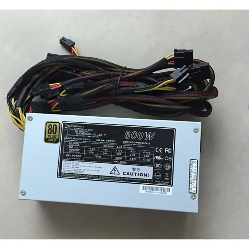 

Для серверного блока питания для повышения ENH-2160 2U 600 Вт 100% тестирование перед доставкой