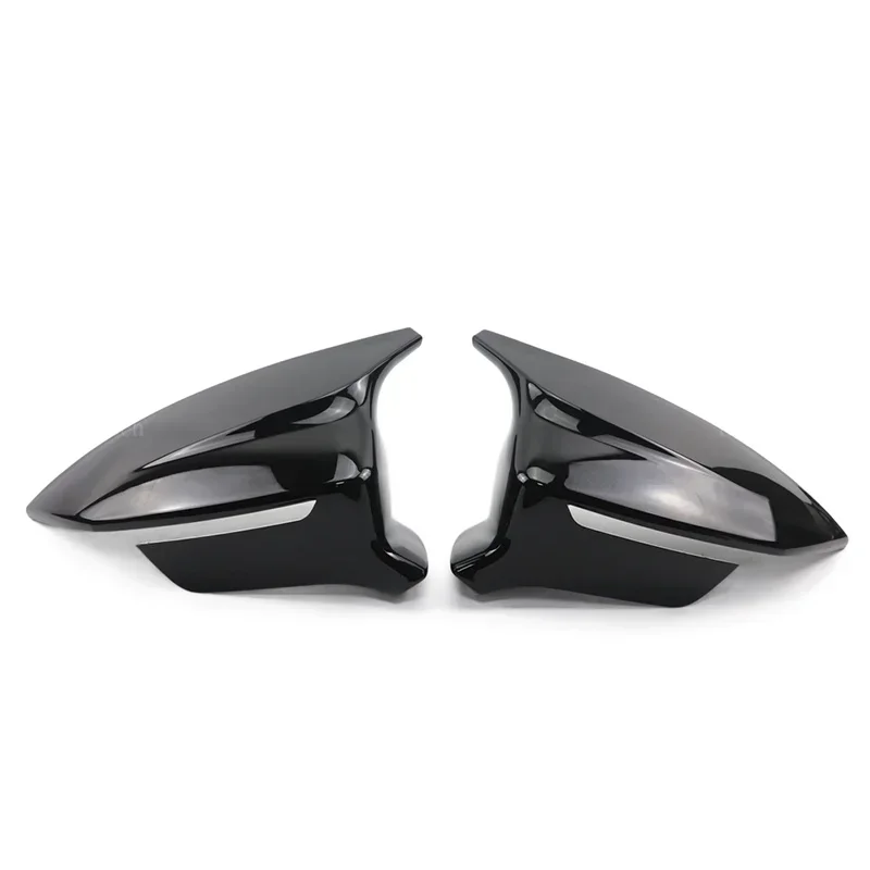 2x Sport style Black Side Mirror cover Caps for Seat Cupra Ateca KH7 Tarraco KN2 2016-2024