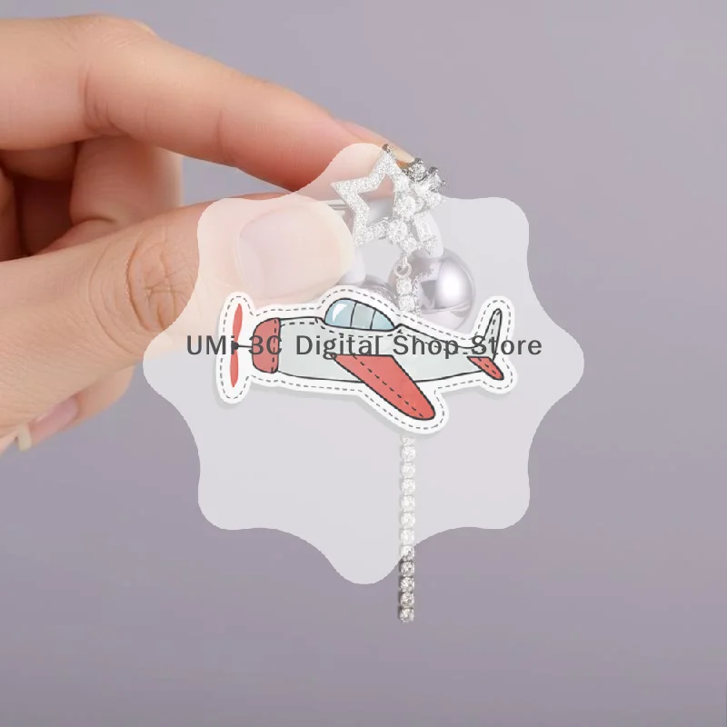 1Pair Fashion Bling Rhinestone Star Earphone Clips Wireless Earbuds Clip Decoration Removable Earbud Jewelry Accessories