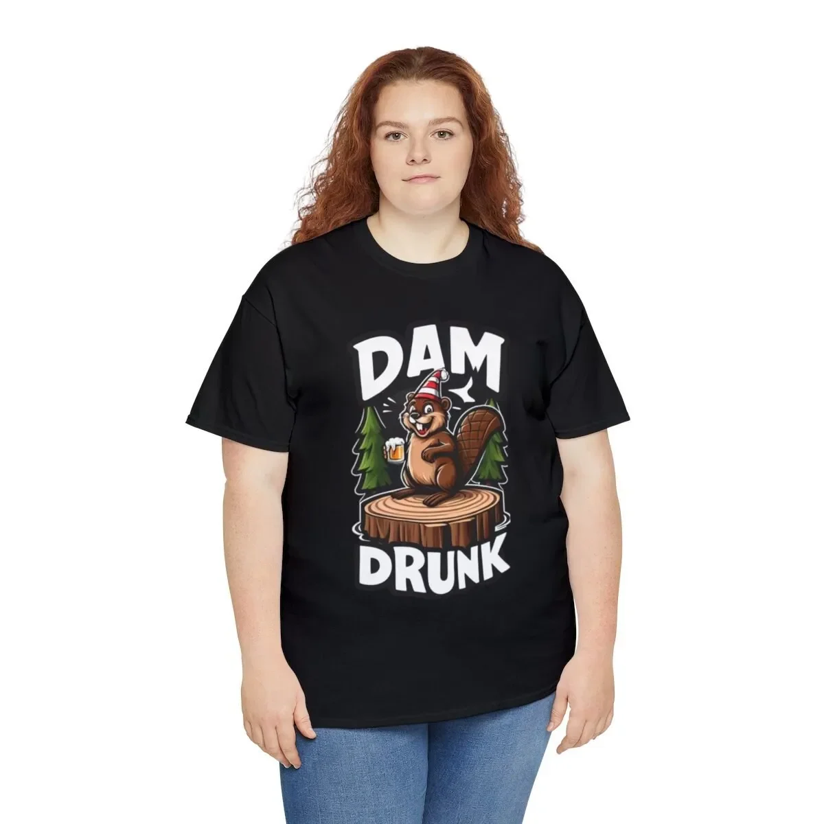 Dam Drunk T Shirt Joke Funny Drinking Alcoholic Hidden Meaning Sarcastic