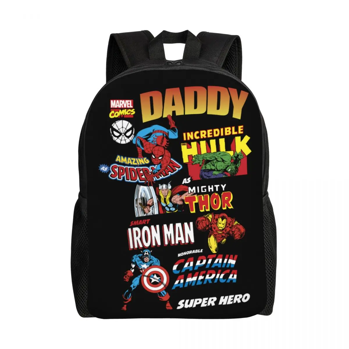 Custom Hulk Avengers Backpacks for Women Men Water Resistant College School Bag Printing Bookbags