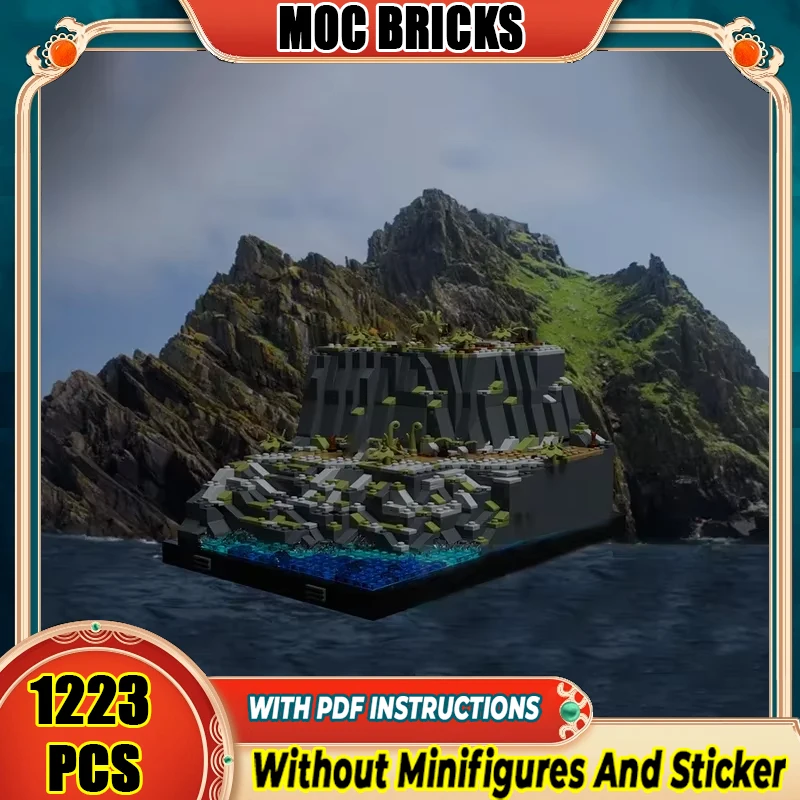 

Popular Star Movie Model Moc Building Blocks Rock Island Model Technology Brick DIY Assembly Construction Toy Holiday Gifts