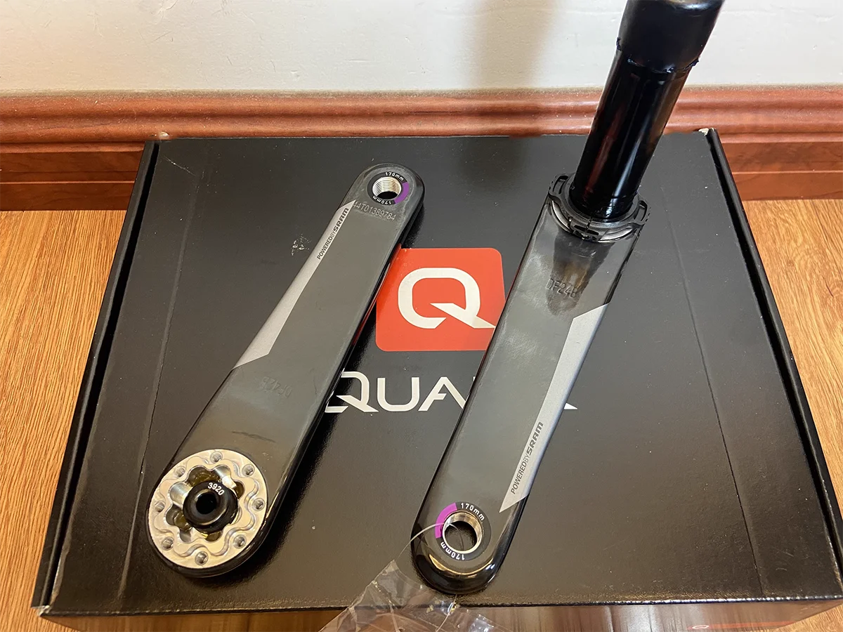 Quarq DUB Crankarm Assembly 12 speed Compatible with Quarq DZero DUB™ and DFour DUB™ power meter spiders