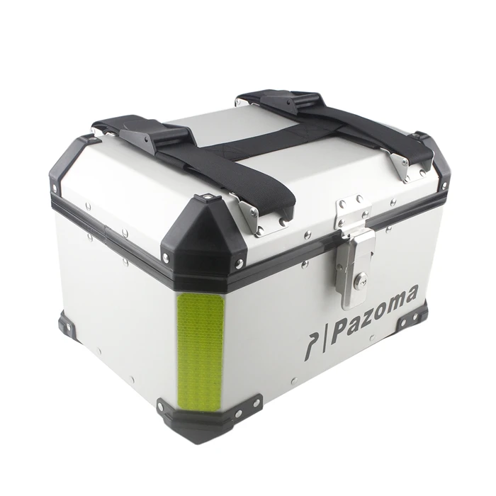 Factory Price Pazoma High Quality Motorcycle Aluminum Luggage Top Box For Sale