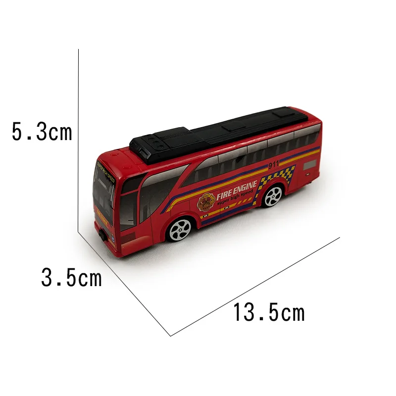 Hot Selling Children Pull Back Car Toys Educational Toy Simulated City Bus Car Toy Model Children Best Birthday Gifts