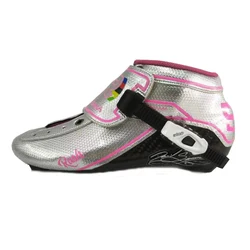 Inline Skates Up Boot SR Rush Speed Skate Boots Professional Royal Road Carbon Fiber Upper Boot Wide Toe Track Street Shoe Fibre