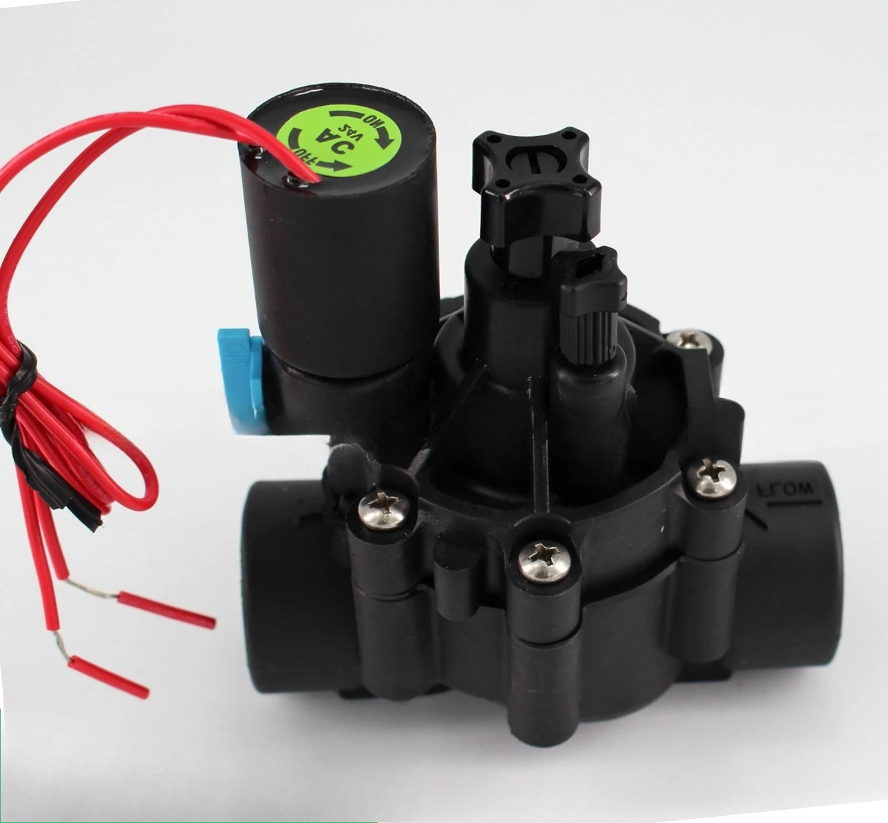 Small Caliber Low Flow Sprinkler Solenoid Valve with 6-point Internal Wire AC24V with Manual Adjustment Garden Sprinkler Valve