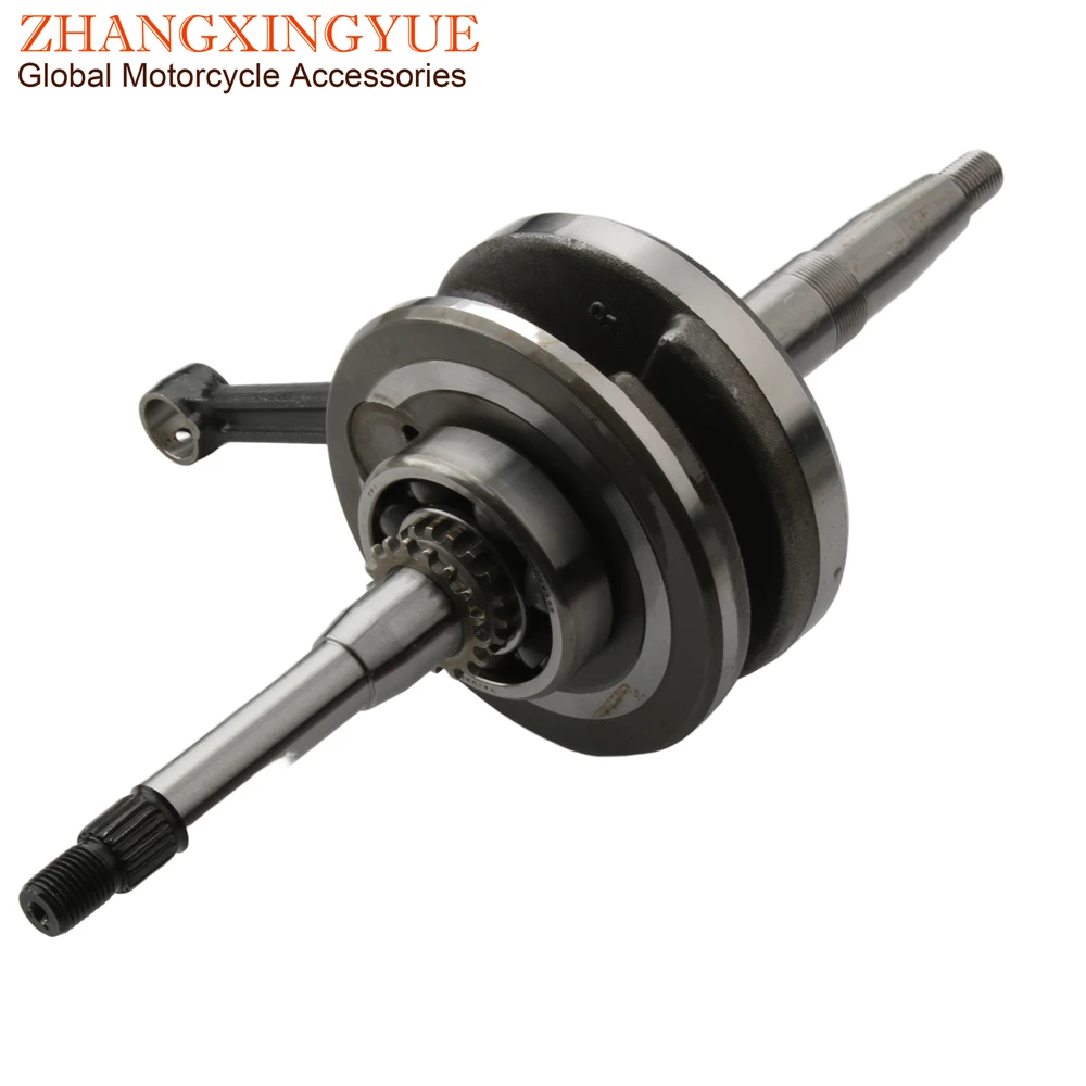 Scooter GY6 Crankshaft Racing + 3mm For GY6125 125cc 150cc GP / VP110 2V 4V 152QMI 157QMJ Pin Hole 15mm Engine Parts