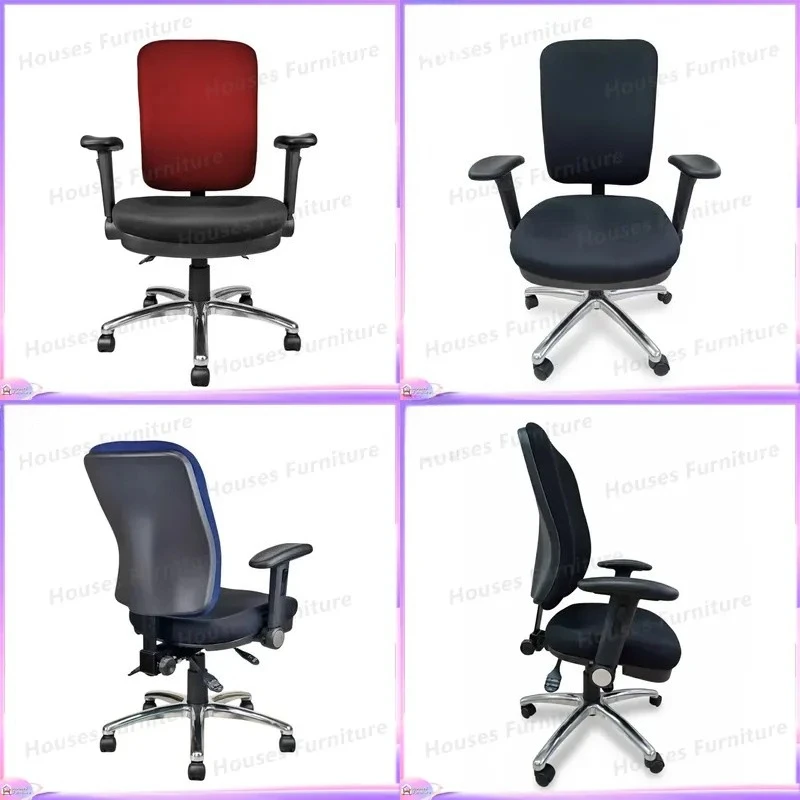 Ergonomic Office Chair Fabric Seat Backrest Forward Tilt Business Computer Desk Gaming Chair Adjustable Lumbar Support Mesh