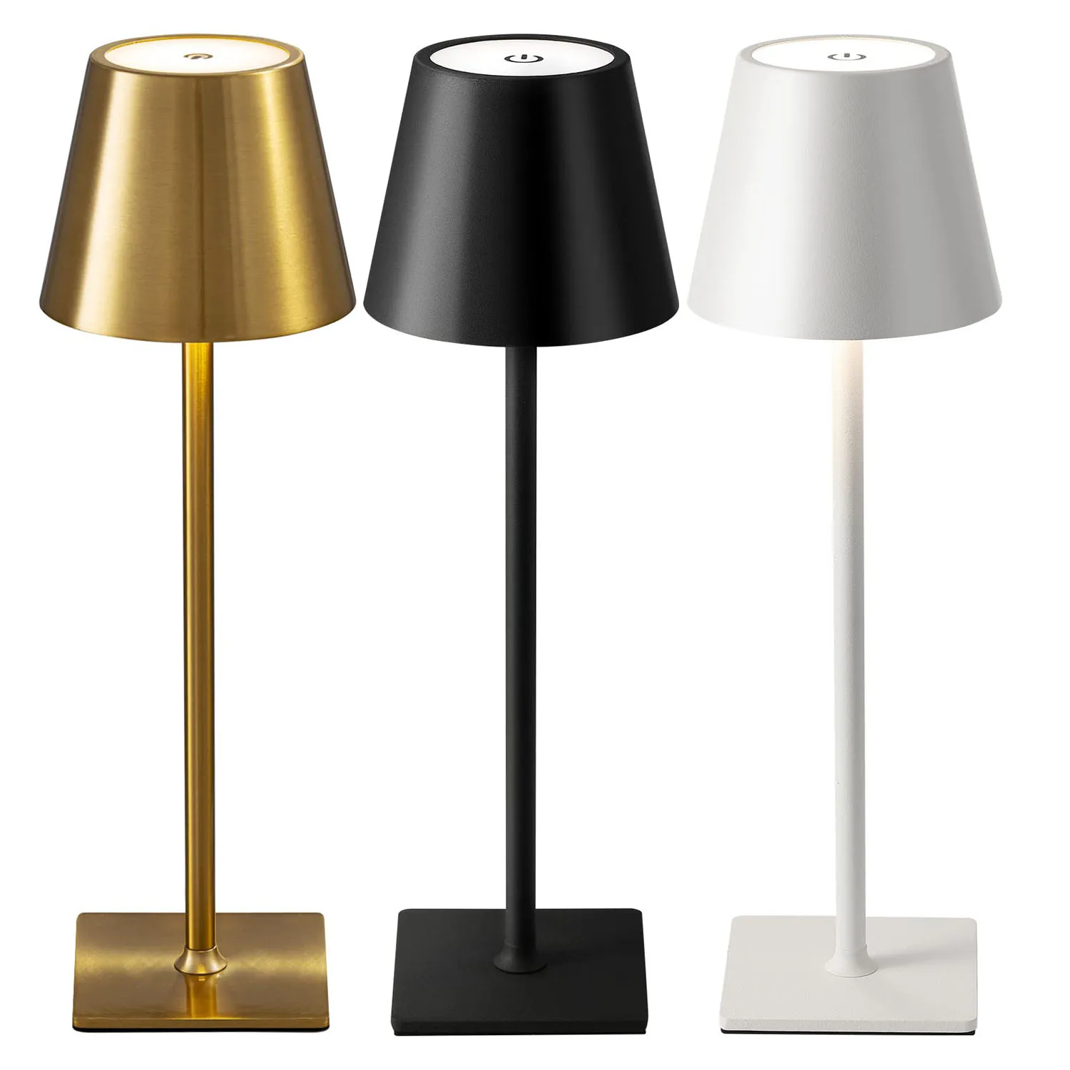 

LED charging desk lamp, USB, modern and simple design, touch control, bar counter for bedroom, ambient lighting