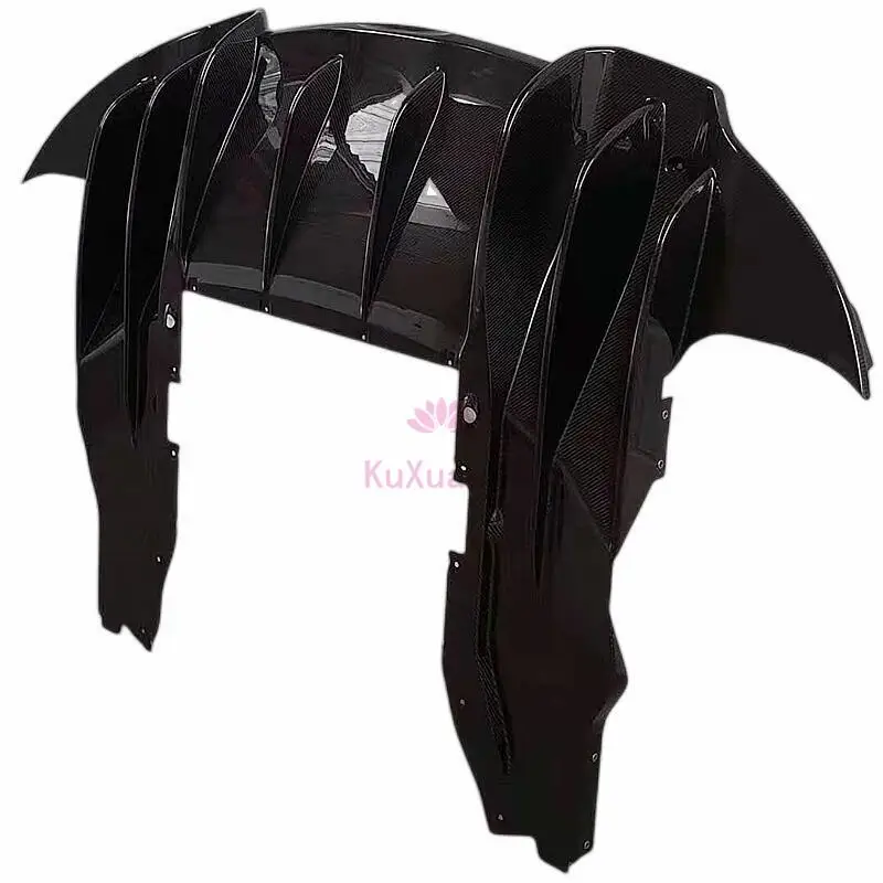 

Applicable to modified and upgraded dry carbon fiber rear diffuser rear lip lower spoiler For McLaren 540C 570S