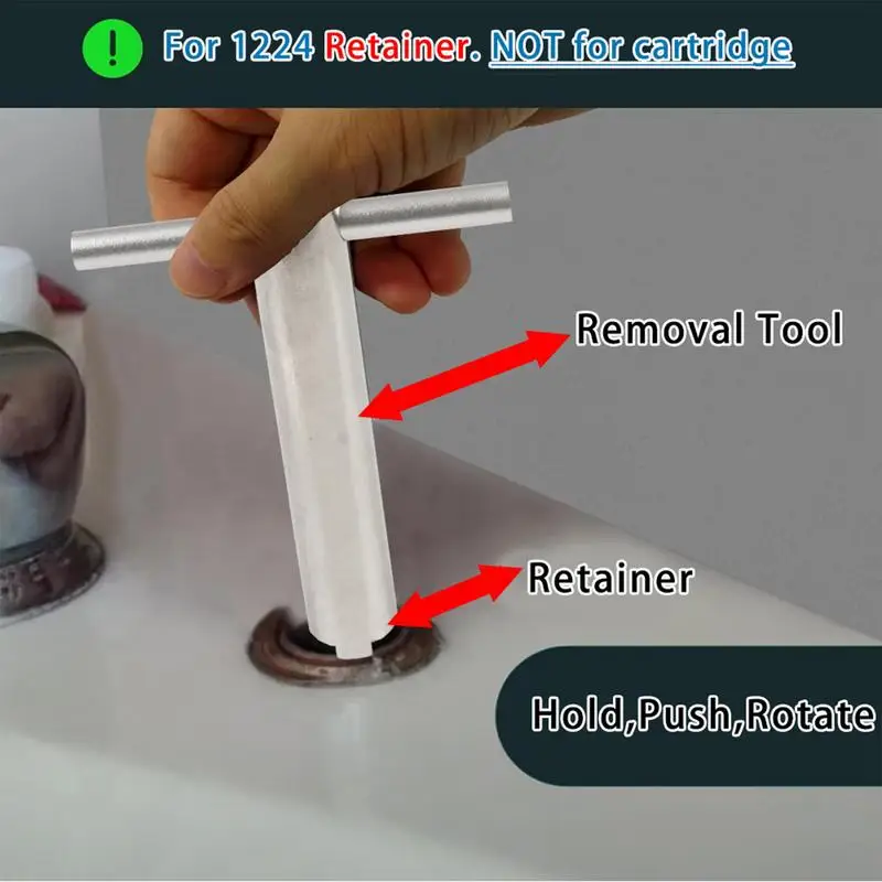 Faucet Removal Tool Cartridge Extractor Tool Adjustable Faucet Cartridge Puller Cartridge Retainer Removal Tool Sturdy Shower