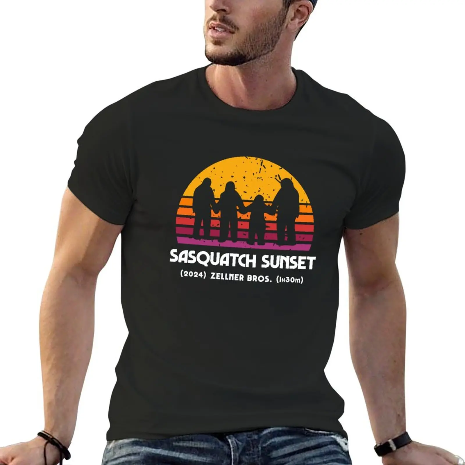 

Sasquatch Sunset 2024 T-Shirt oversized graphic tee blanks cheap stuff t shirts men