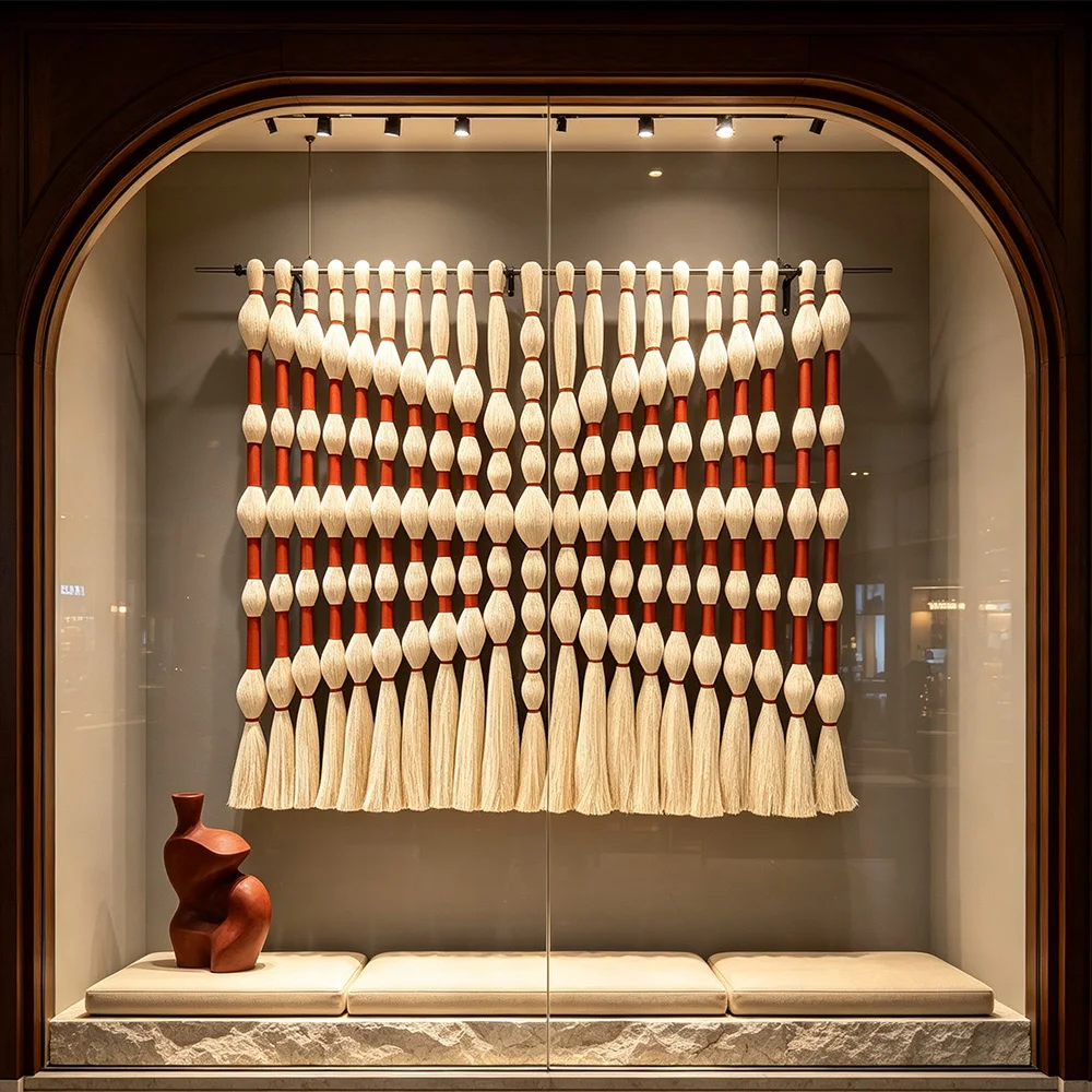 tt& Factory Direct Oversized Handwoven 3D Relief Macrame Wall Installation for Hospitality Residential & Commercial Space~*