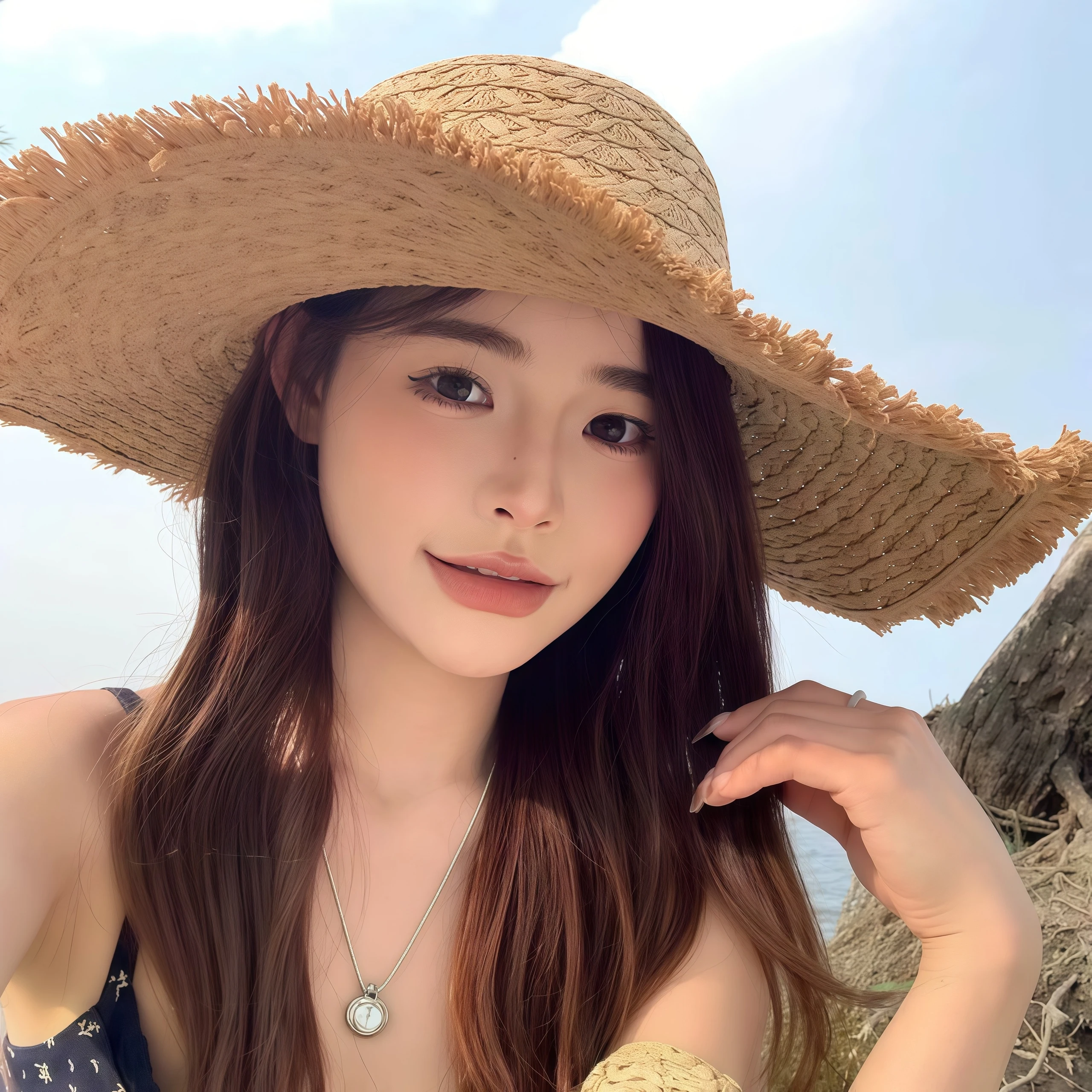 Hat Floppy Wide - Nouveau Chapeau en Paille Naturelle Lafite