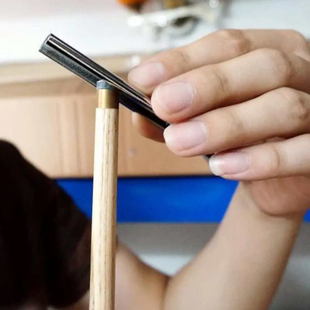 

Billiard Cue Tip Tool Metal Shaper Burnisher File Pool Cue Repair Tool Smooth Polished Surface Rust Prevention