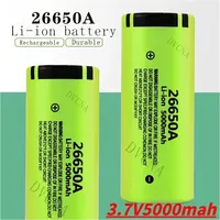 NEW 100% Original 26650 20A Power Rechargeable Lithium Battery 26650A , 3.7V 5000mah Suitable for Flashlight